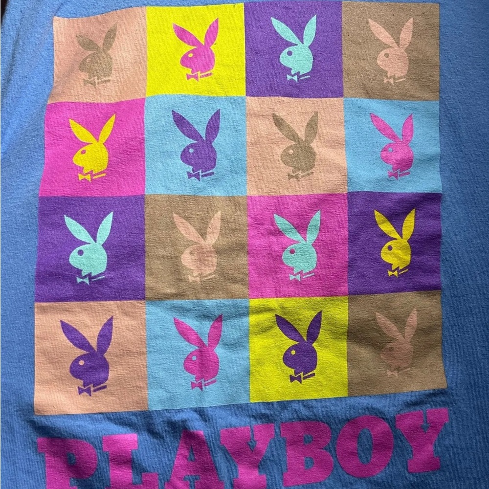 Playboy Multicolor Bunny Graphic Tee